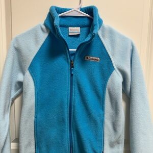 Columbia Turquoise Fleece Jacket